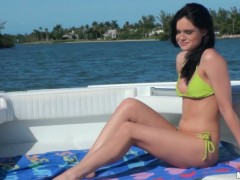 Sexy Jenna J Ross in bikini in the water